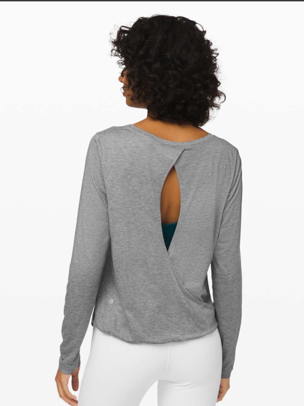 Lululemon Wild Twist Long-Sleeve Open Back Crewneck Top